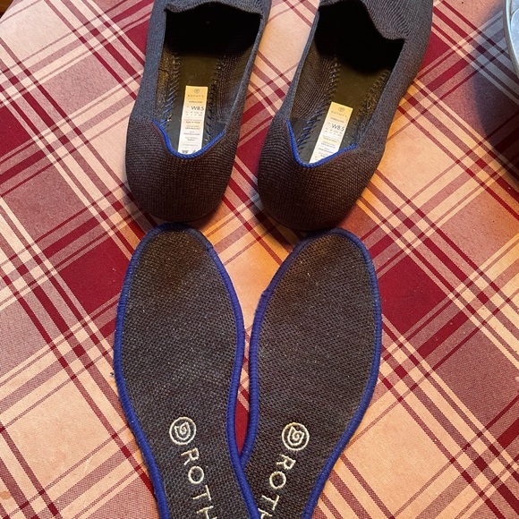 Rothy's Blue Flats Comfortable Slip-On Design - Picture 3 of 4